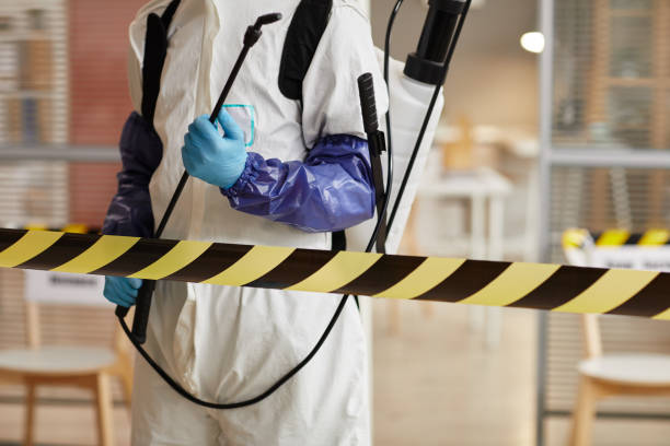 Professional Sewage Cleanup technician working in Richmond, IN